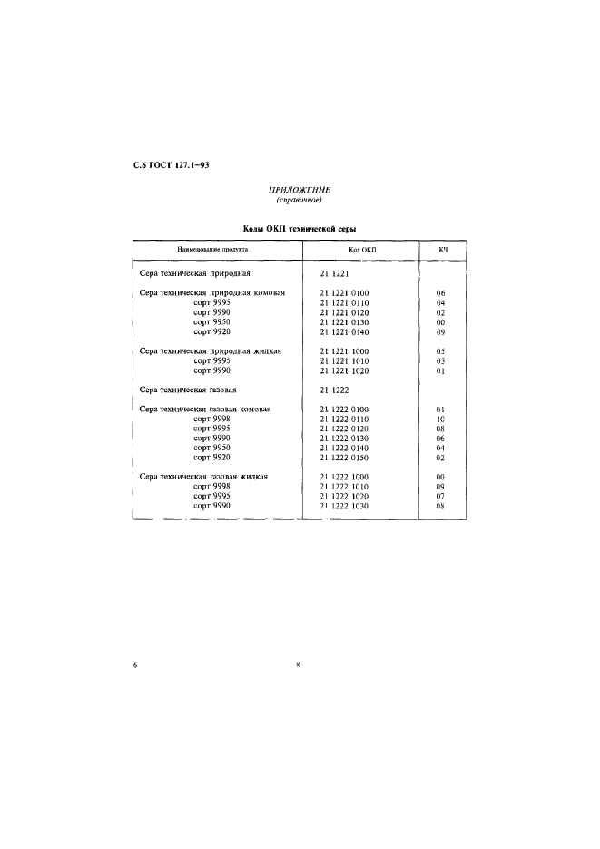 ГОСТ 127.1-93,  9.