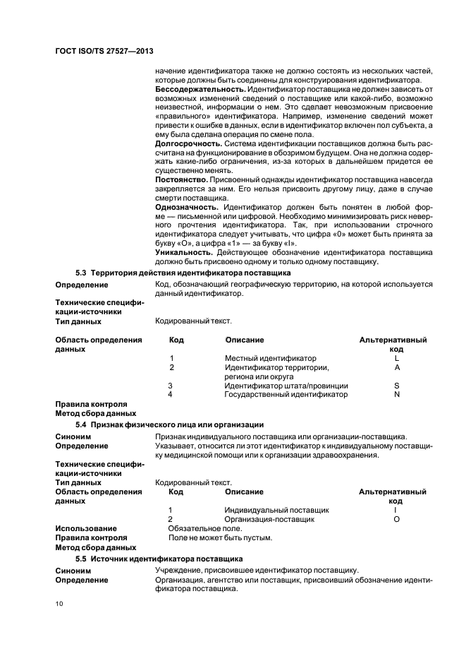 ГОСТ ISO/TS 27527-2013,  16.