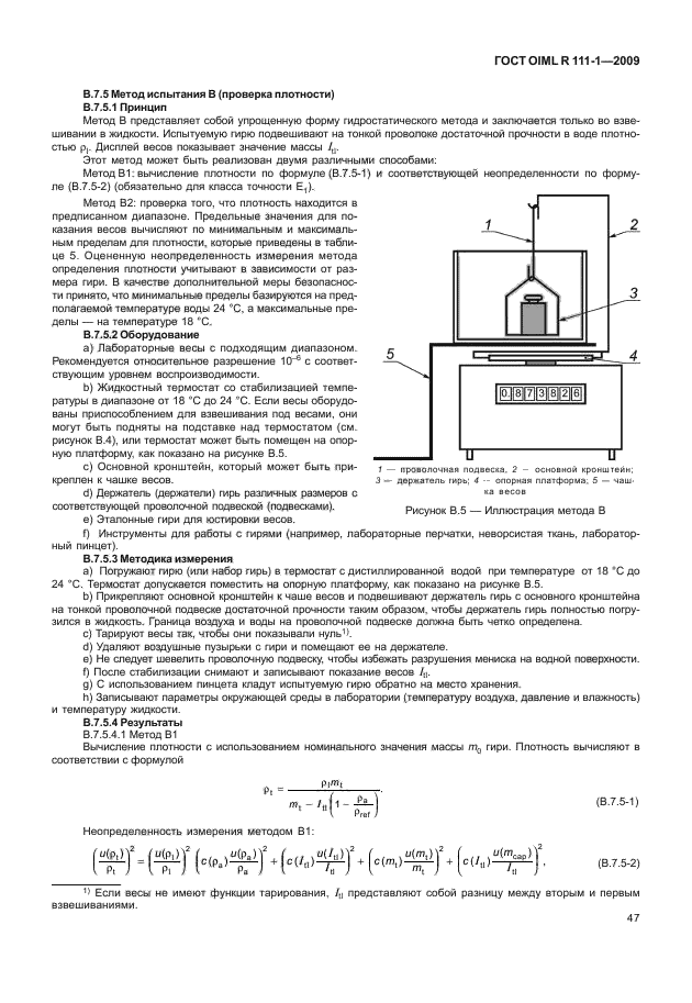 ГОСТ OIML R 111-1-2009,  52.