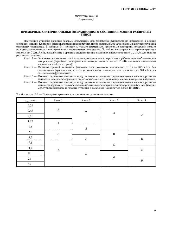 ГОСТ ИСО 10816-1-97,  13.