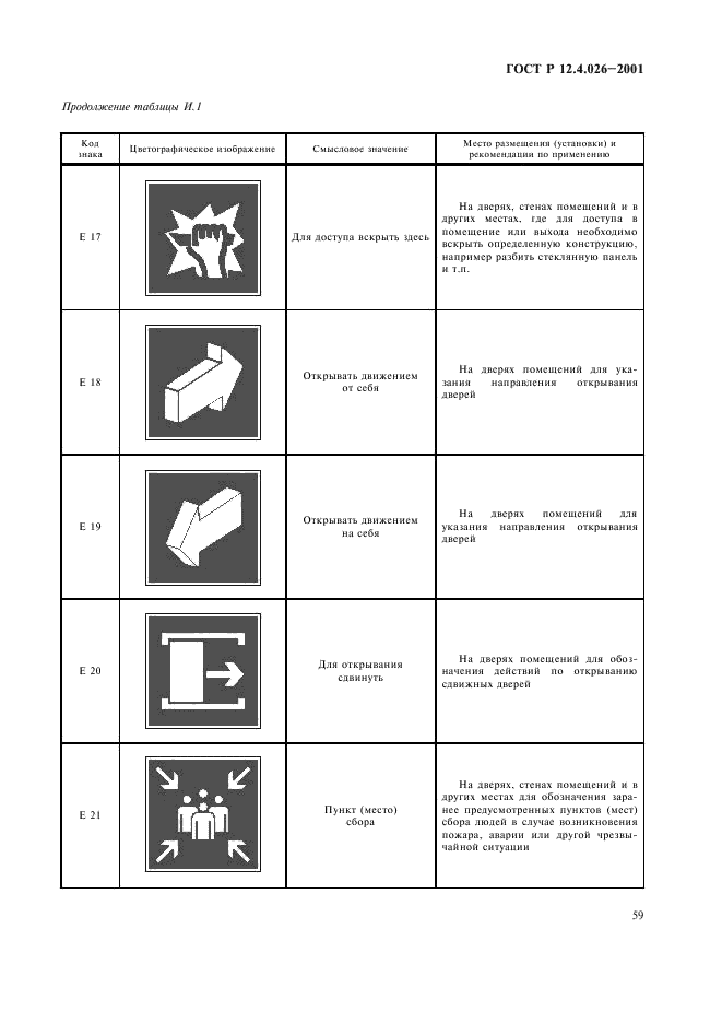 ГОСТ Р 12.4.026-2001,  62.