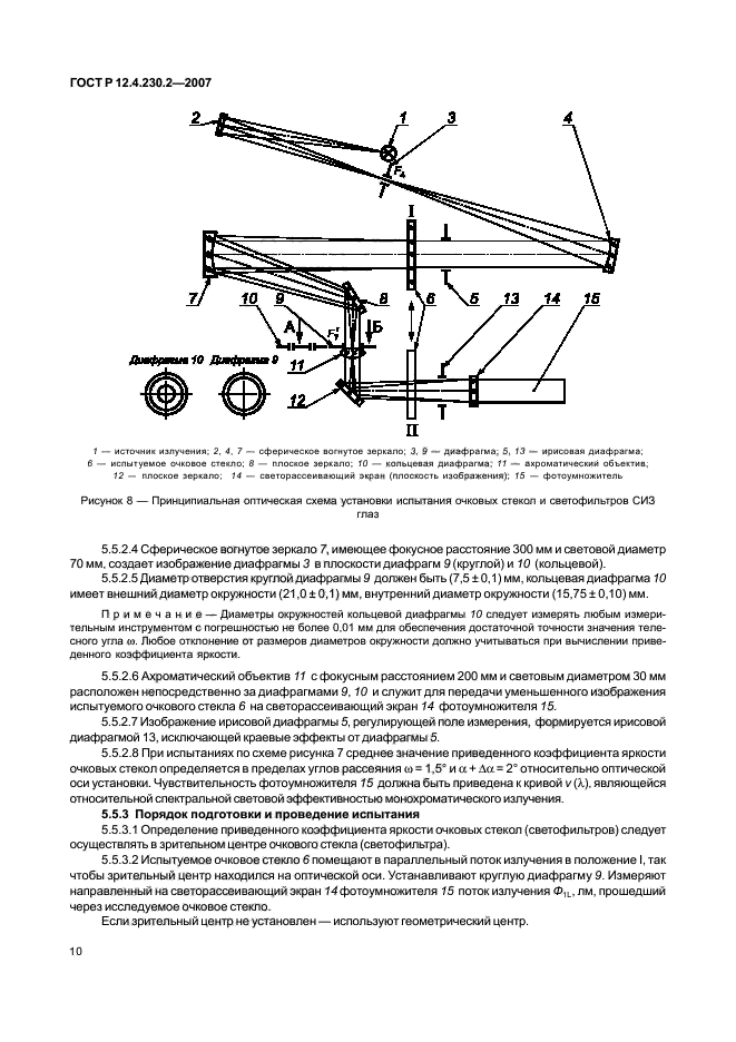 ГОСТ Р 12.4.230.2-2007,  14.