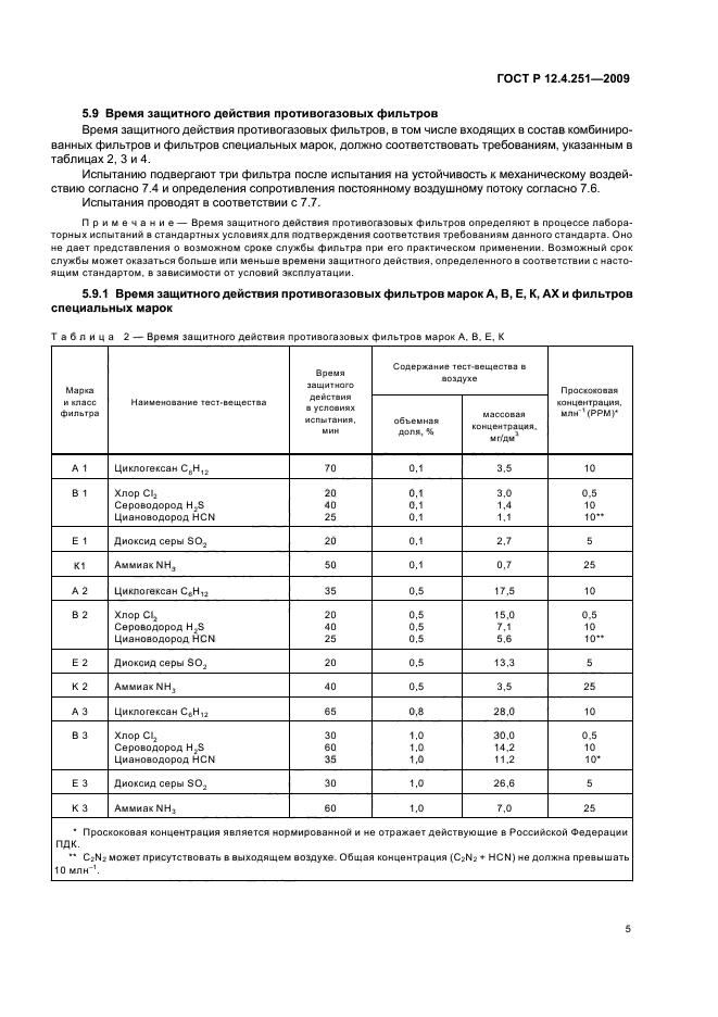 ГОСТ Р 12.4.251-2009,  9.