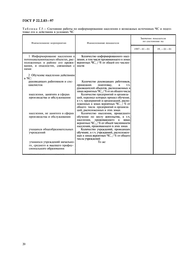 ГОСТ Р 22.2.03-97,  23.