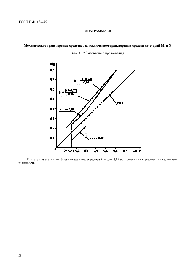 ГОСТ Р 41.13-99,  62.