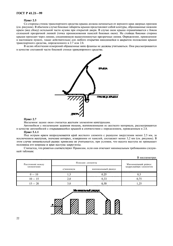 ГОСТ Р 41.21-99,  25.