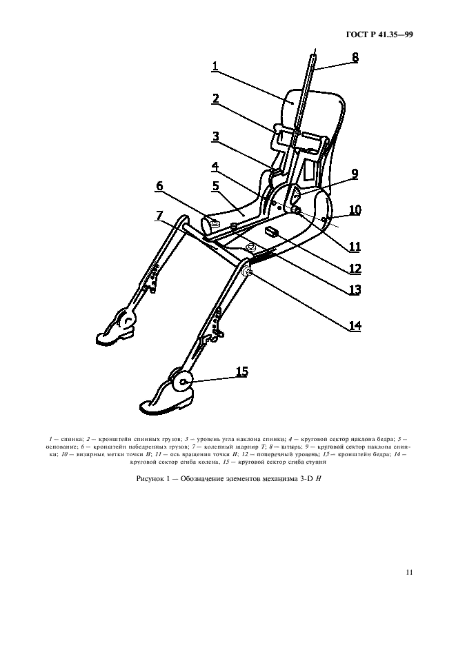 ГОСТ Р 41.35-99,  14.