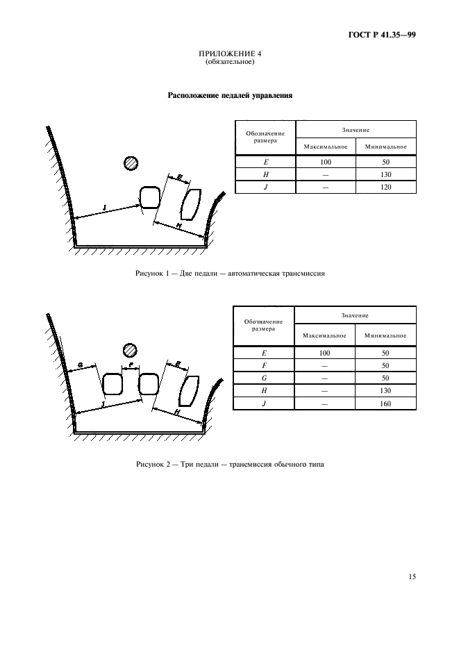 ГОСТ Р 41.35-99,  18.