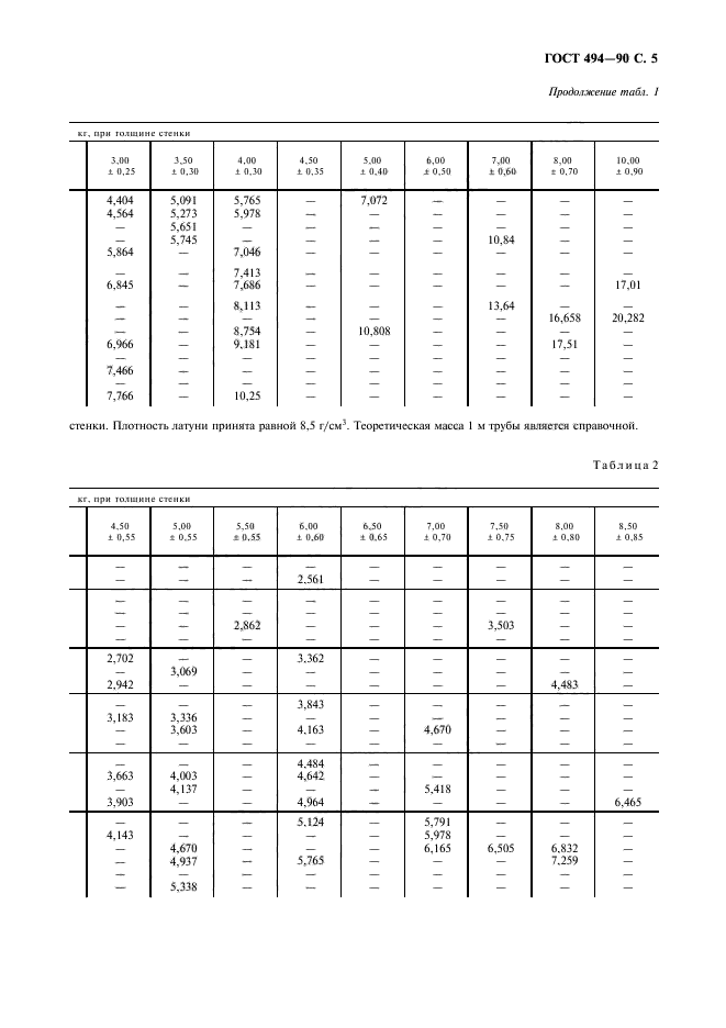 ГОСТ 494-90,  6.