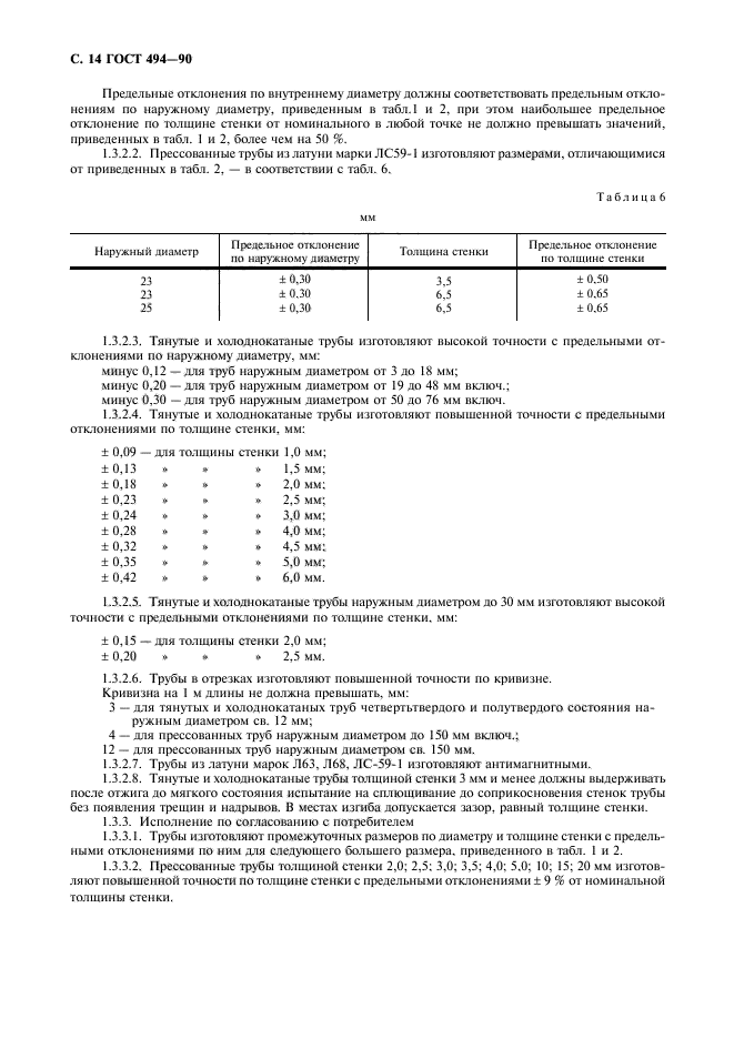 ГОСТ 494-90,  15.