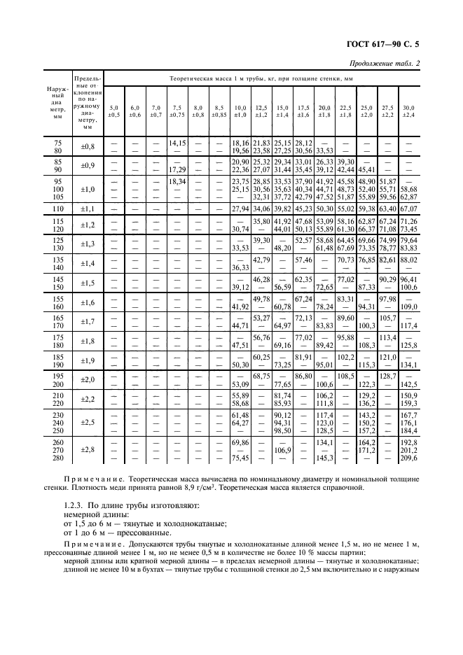 ГОСТ 617-90,  6.