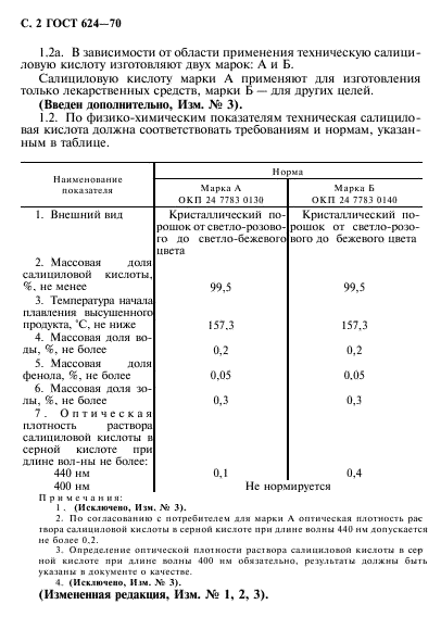 ГОСТ 624-70,  3.