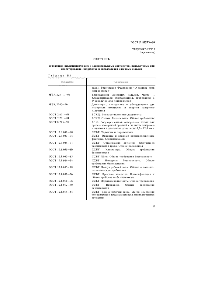 ГОСТ Р 50723-94,  30.