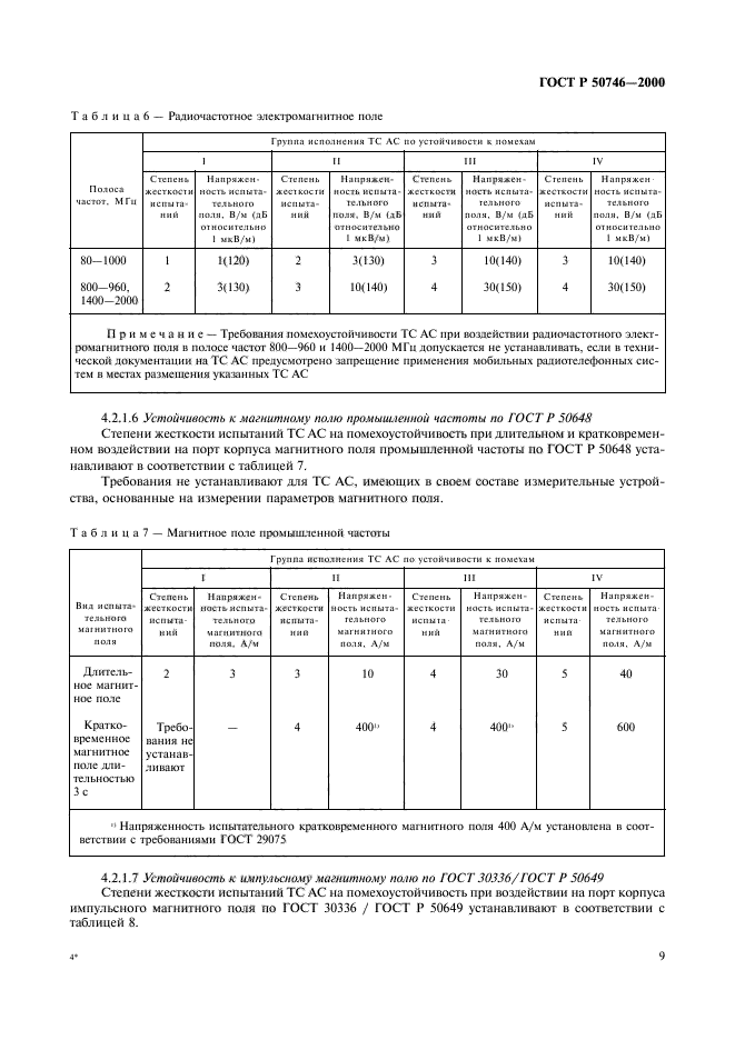 ГОСТ Р 50746-2000,  12.