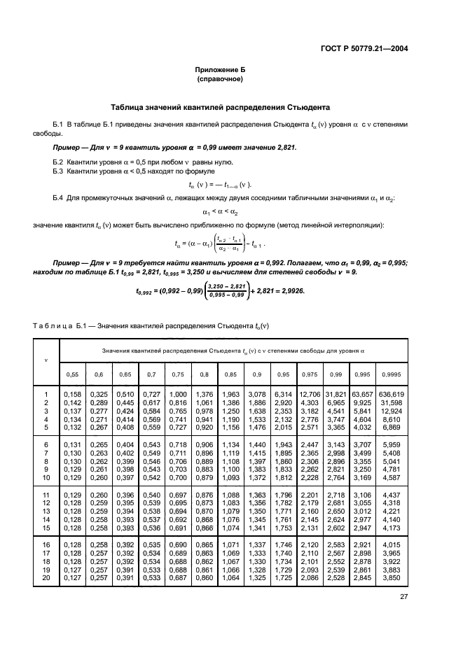 ГОСТ Р 50779.21-2004,  31.