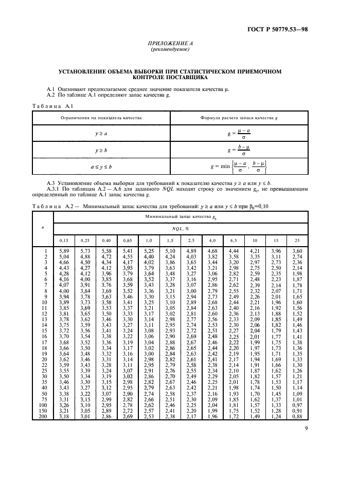 ГОСТ Р 50779.53-98,  13.