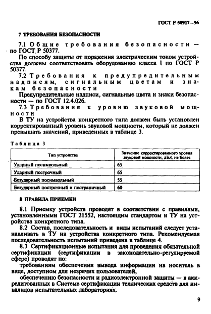 ГОСТ Р 50917-96,  12.