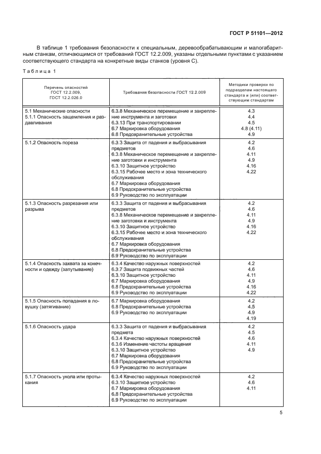 ГОСТ Р 51101-2012,  8.