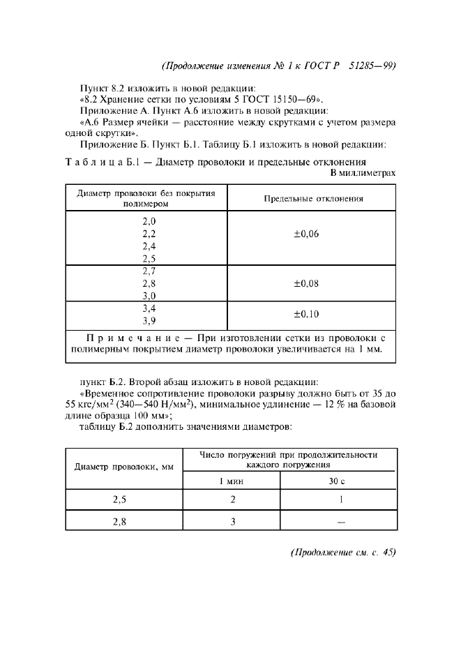 ГОСТ Р 51285-99,  15.