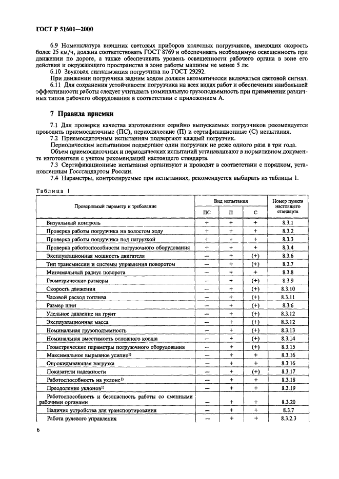 ГОСТ Р 51601-2000,  9.