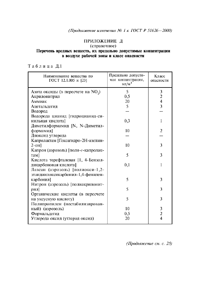 ГОСТ Р 51626-2000,  25.