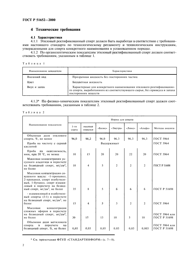 ГОСТ Р 51652-2000,  9.