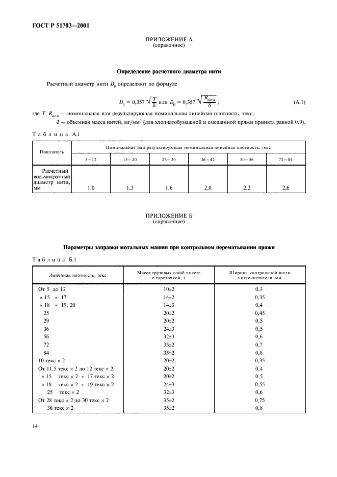 ГОСТ Р 51703-2001,  17.