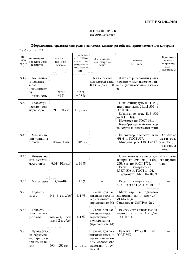 ГОСТ Р 51760-2001,  44.