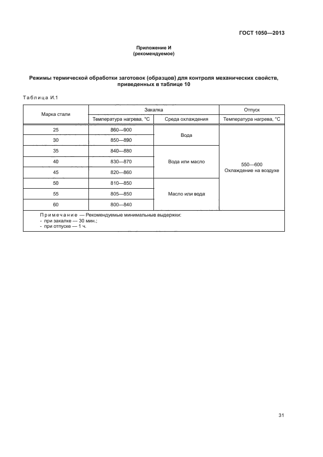 ГОСТ 1050-2013,  34.