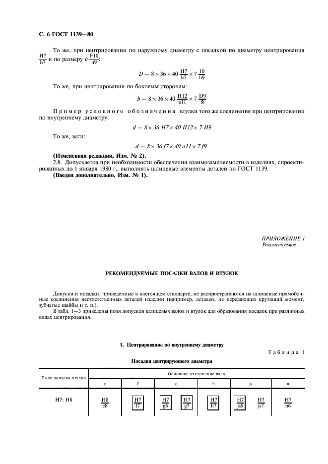 ГОСТ 1139-80,  8.