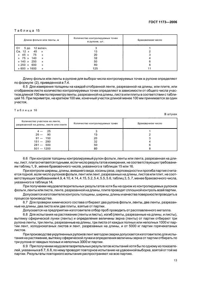 ГОСТ 1173-2006,  17.