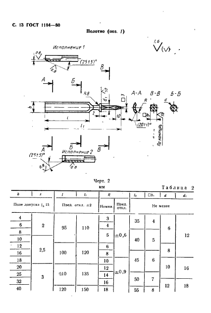 ГОСТ 1184-80,  14.