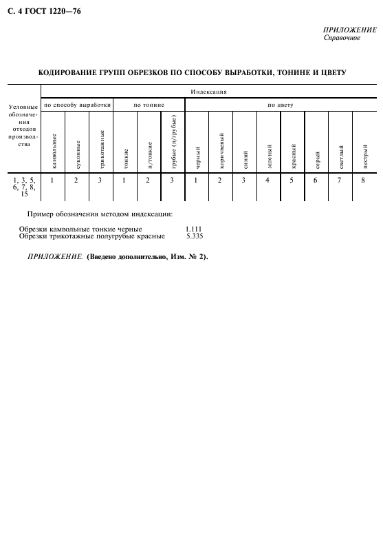 ГОСТ 1220-76,  5.