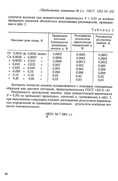 ГОСТ 1293.10-83,  11.