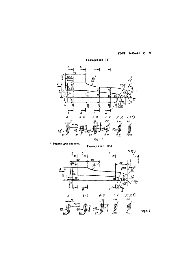 ГОСТ 1400-91,  11.
