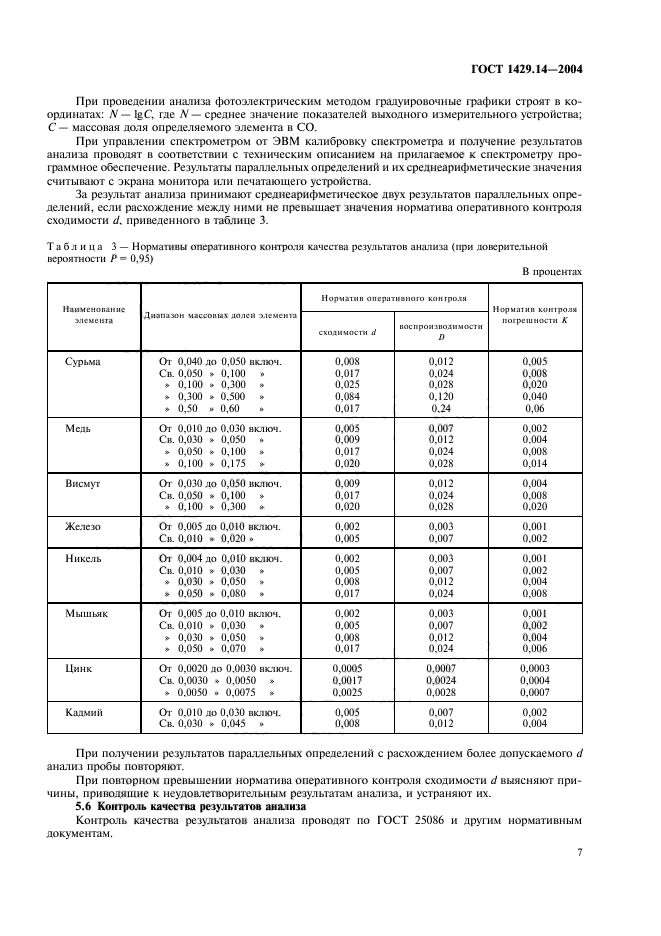 ГОСТ 1429.14-2004,  10.