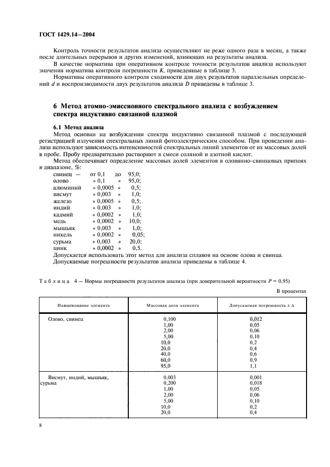 ГОСТ 1429.14-2004,  11.