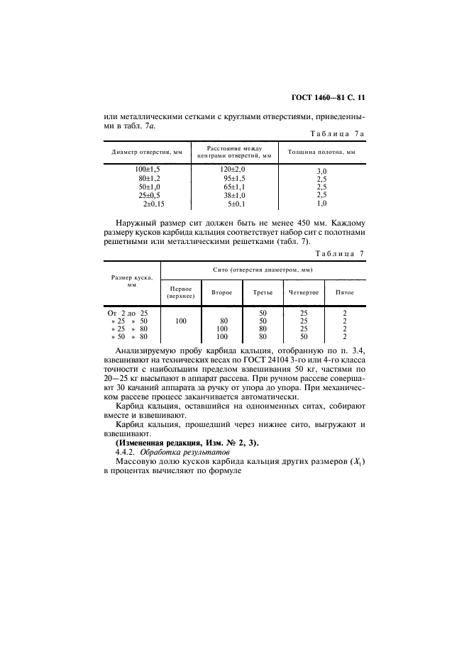 ГОСТ 1460-81,  12.