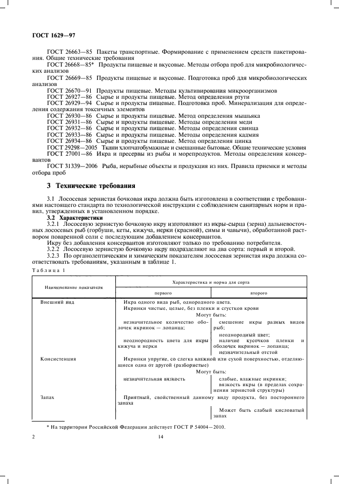 ГОСТ 1629-97,  4.