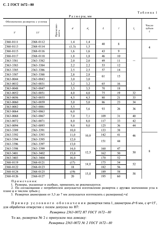 ГОСТ 1672-80,  4.