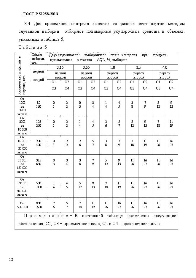 ГОСТ Р 51958-2013,  15.