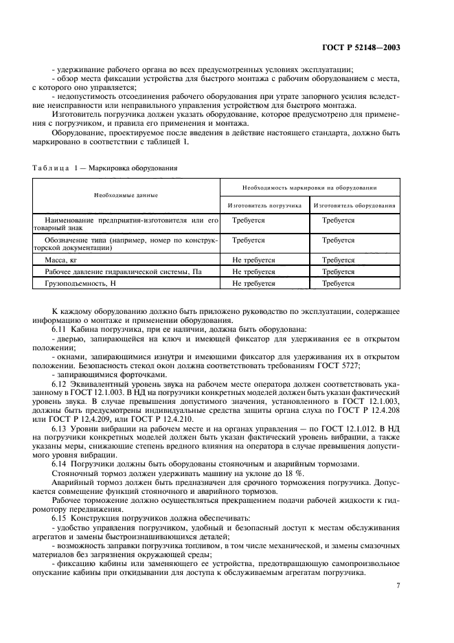 ГОСТ Р 52148-2003,  11.