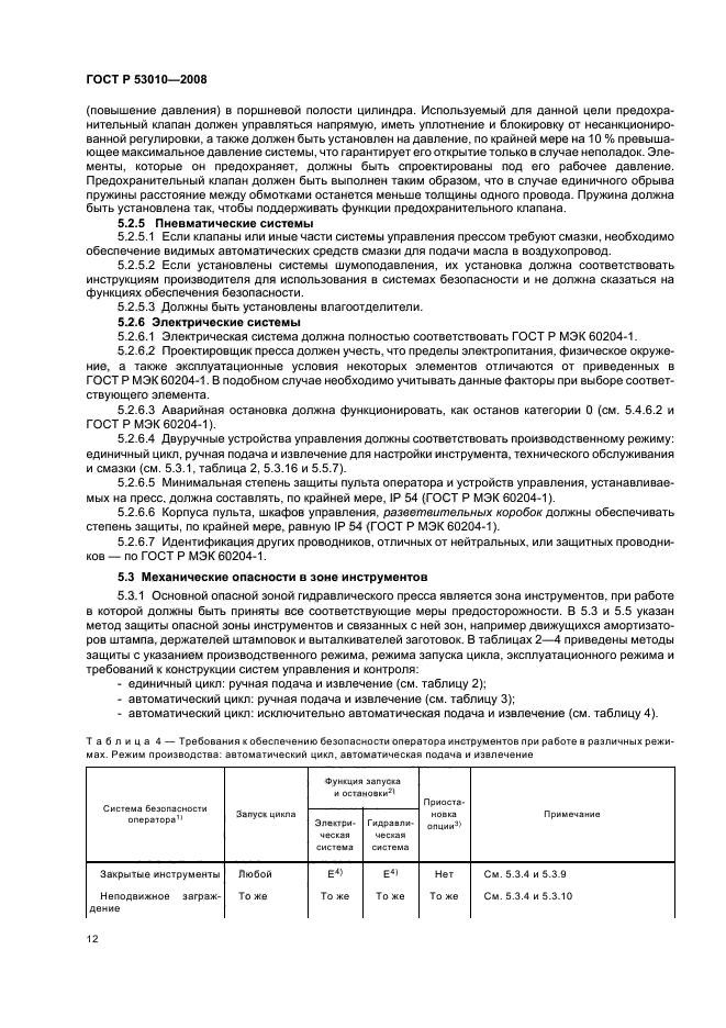 ГОСТ Р 53010-2008,  15.