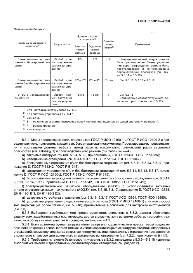 ГОСТ Р 53010-2008,  16.