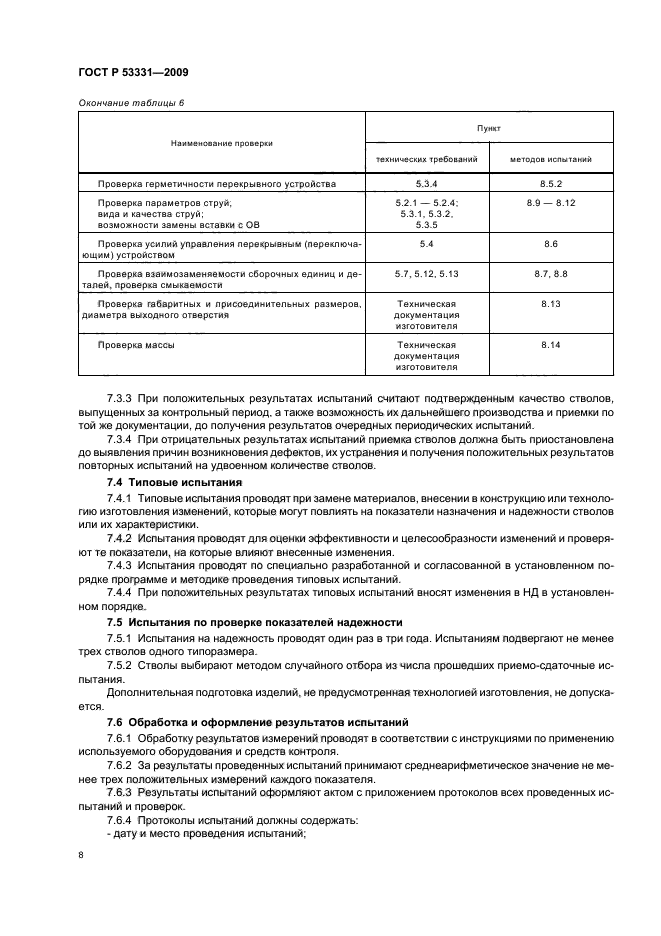 ГОСТ Р 53331-2009,  11.