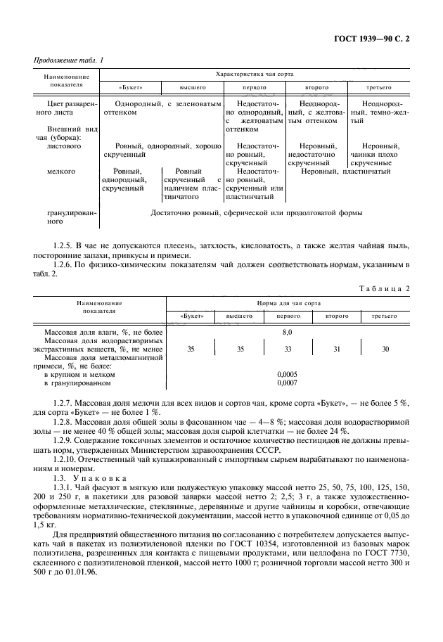 ГОСТ 1939-90,  3.