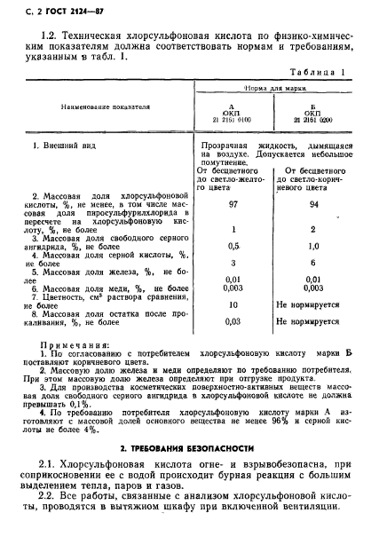 ГОСТ 2124-87,  3.