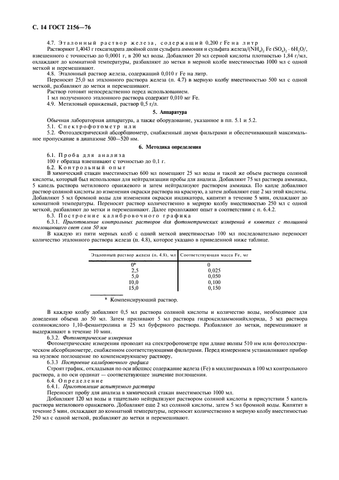 ГОСТ 2156-76,  15.