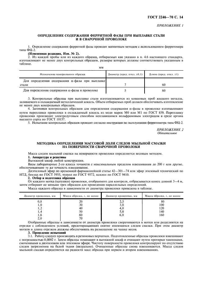 ГОСТ 2246-70,  15.