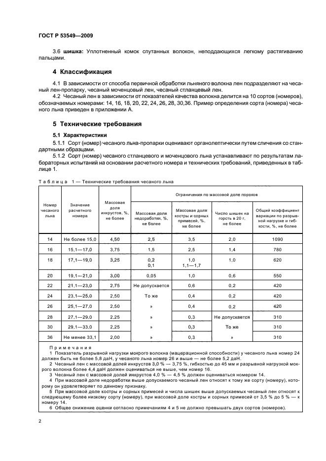 ГОСТ Р 53549-2009,  4.